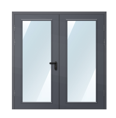 ДМО-2 Дверь металлическая равнопольная с полным остеклением ДМО-2 Дверь металлическая равнопольная с полным остеклением